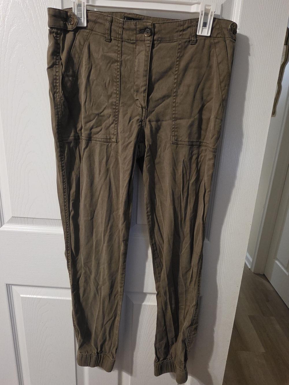 Nicole Miller Women's Utilty Pants Olive Size 6
